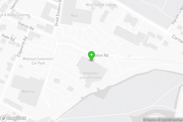 Map showing location: Kingfisher Leisure Centre